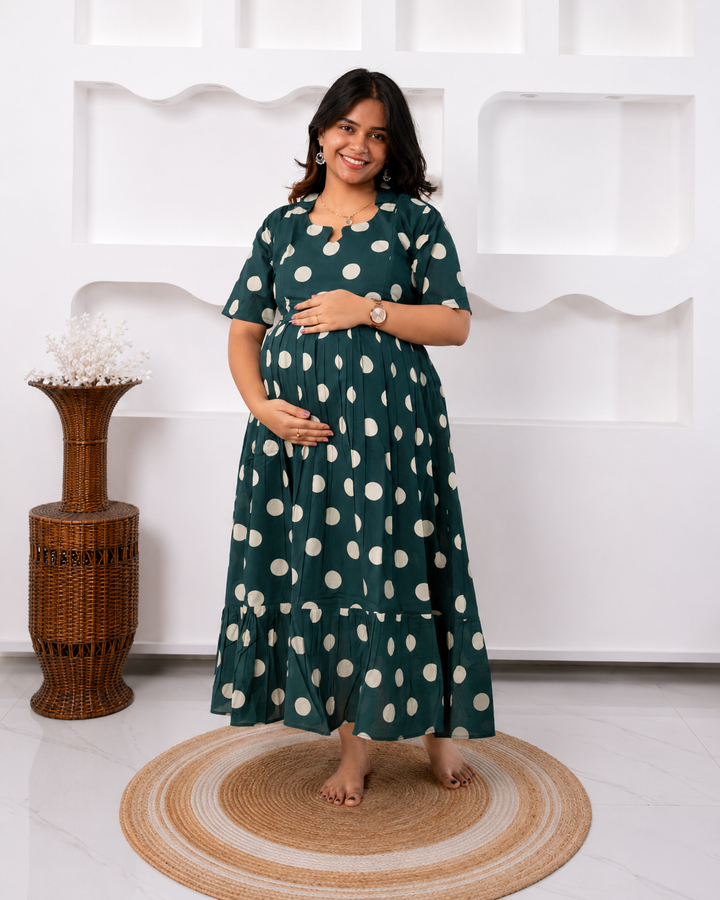 Visali2 Maternity Dress(PREORDER-SEP1)