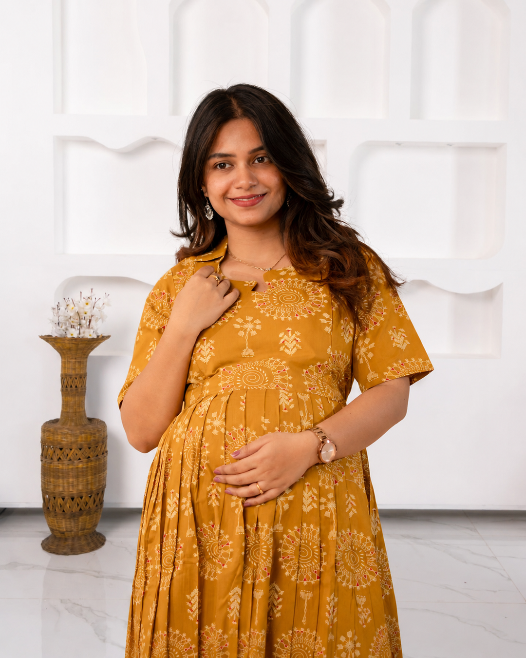 Narmatha1 Maternity Dress