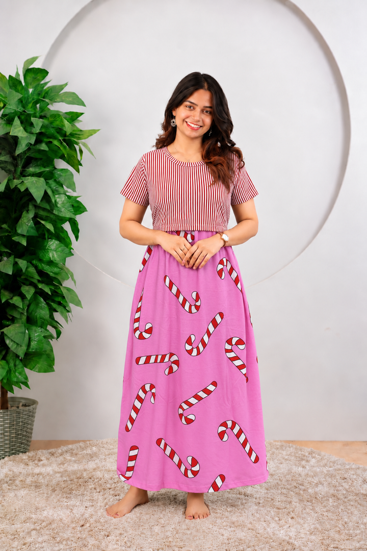 Sishiba SoftCotton Full Length Maternity Loungewear
