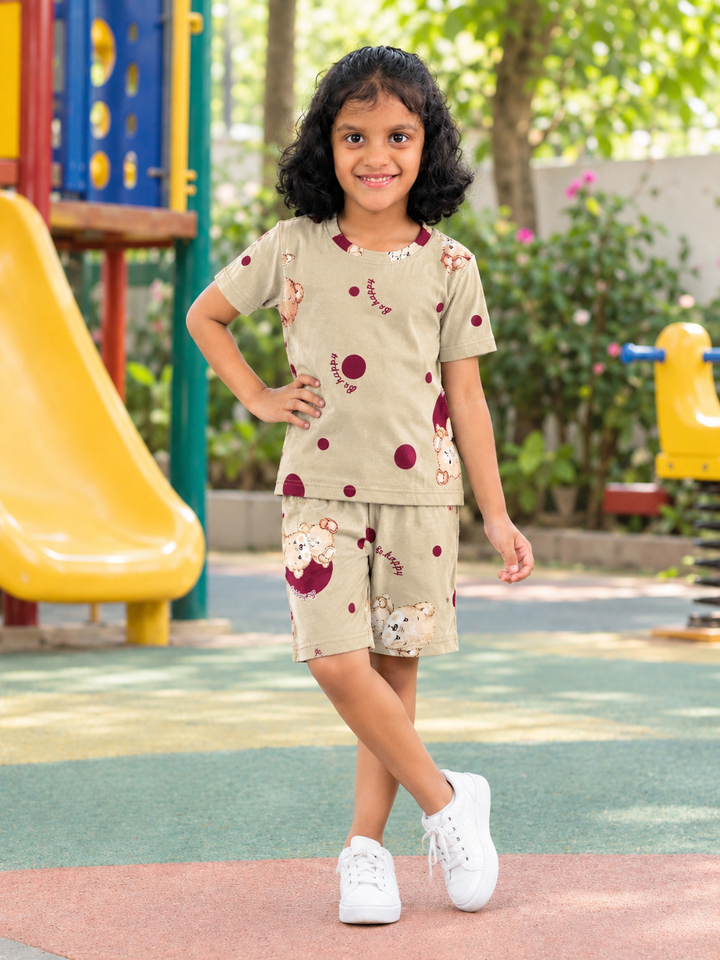 KID1002S -Kids Loungewear Shorts - The Maternity Store by Preethiwear