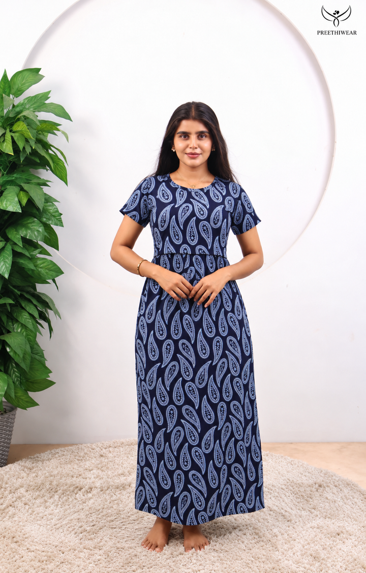 Fariza SoftCotton Full Length Maternity Loungewear