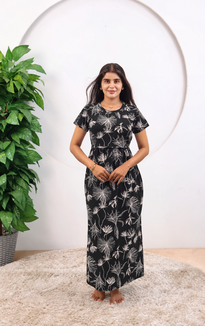 Laasya SoftCotton Full Length Maternity Loungewear