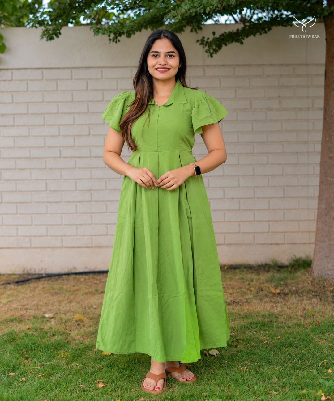 Iraja Maternity Dress with center Zip
