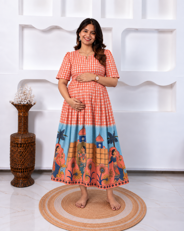 Bandana Maternity Dress(PREORDER-SEP19)
