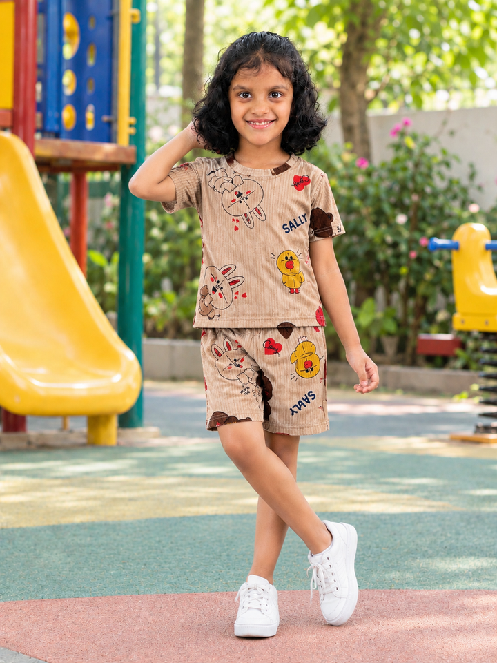 KID1001S -Kids Loungewear Shorts - The Maternity Store by Preethiwear