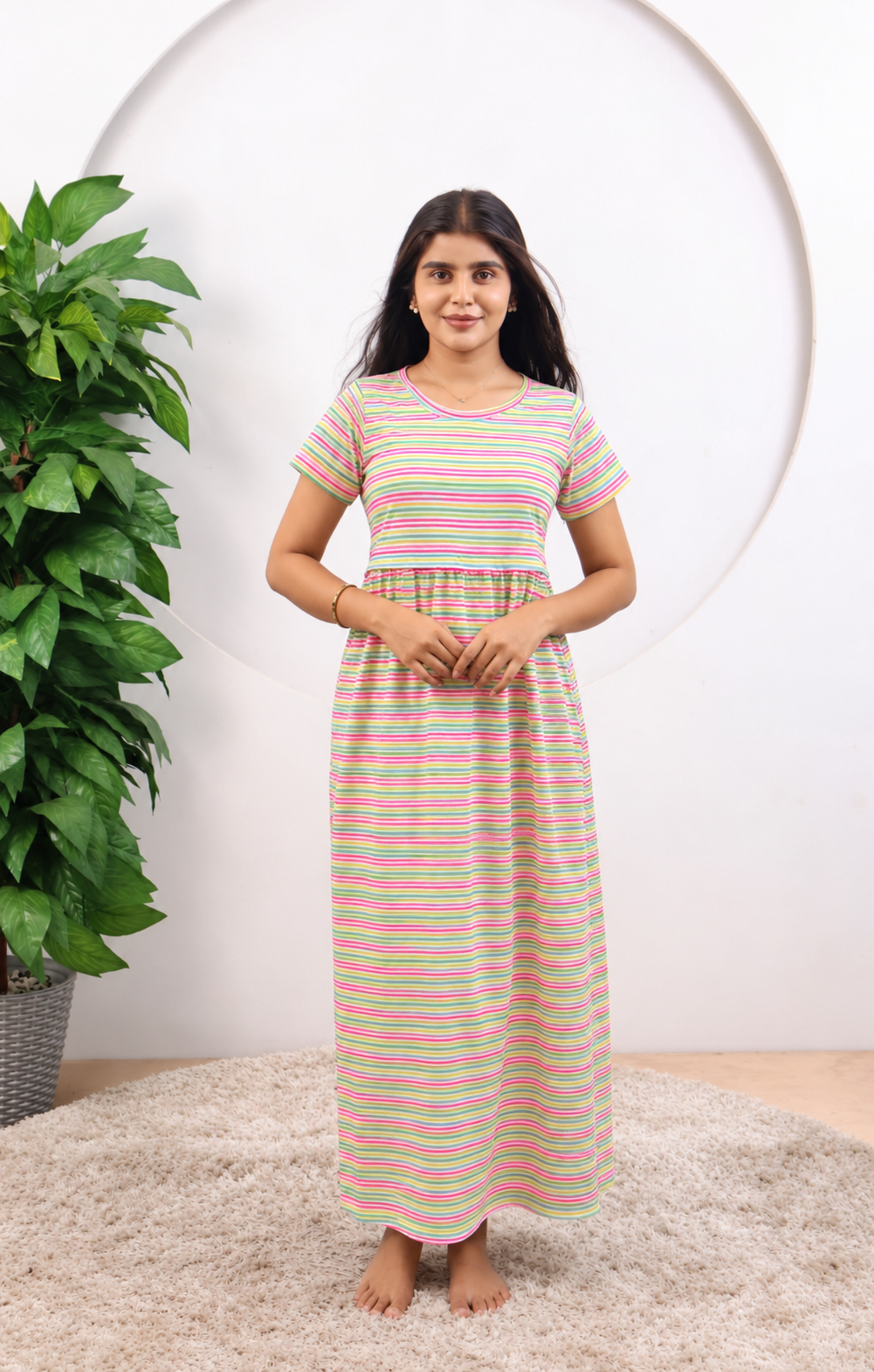 Neelima2 SoftCotton Full Length Maternity Loungewear