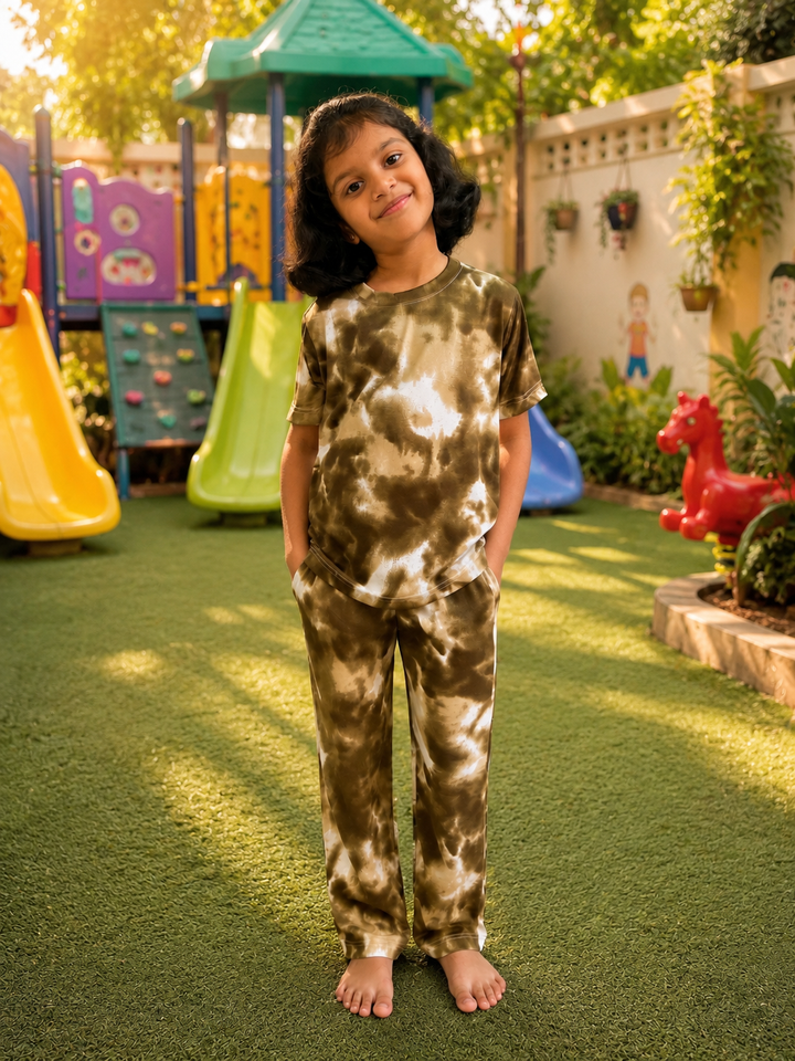 Kesar Pista Kids Loungewear