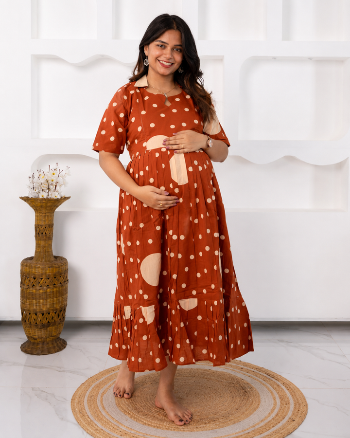 Zaina Maternity Dress(PREORDER-SEP1)