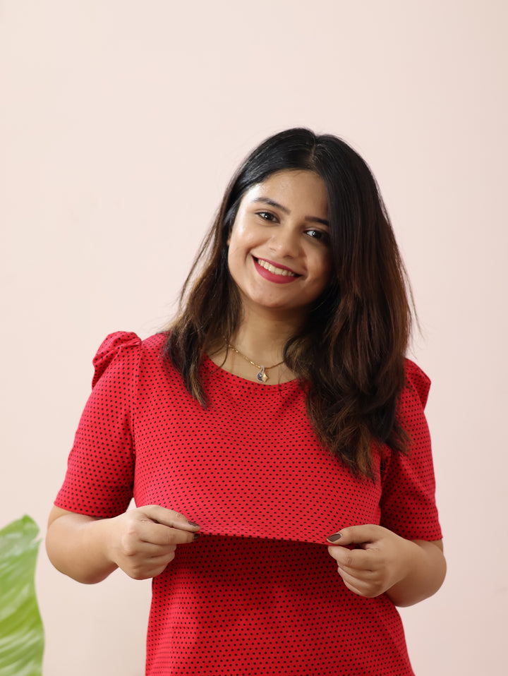 Lux Cotton  Maternity Top Pant Set