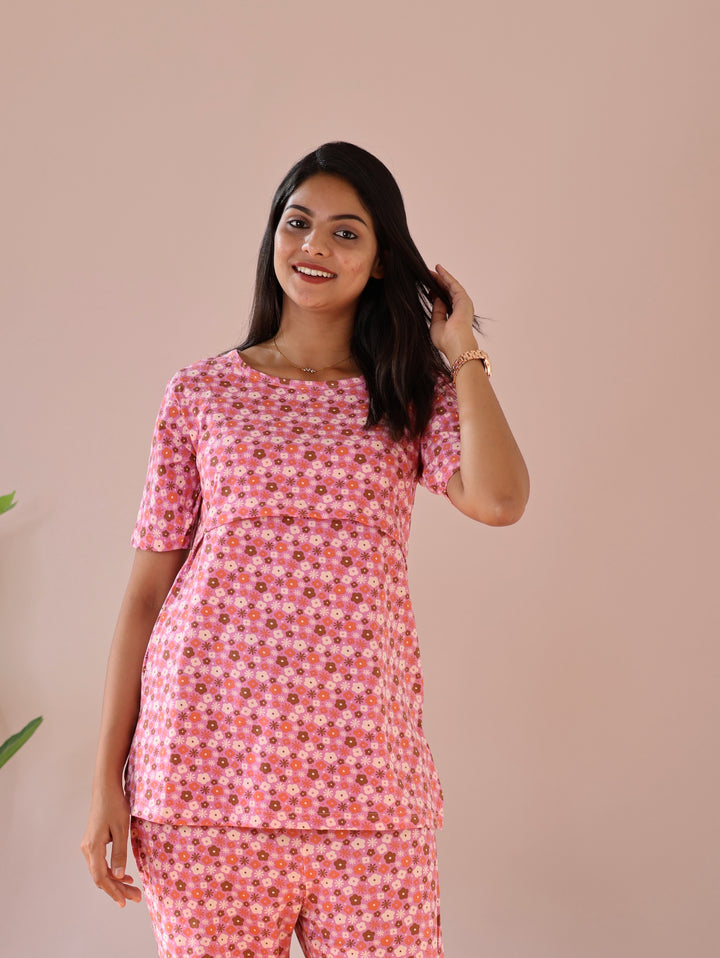 Vibha SoftCotton Maternity Top Pant Set