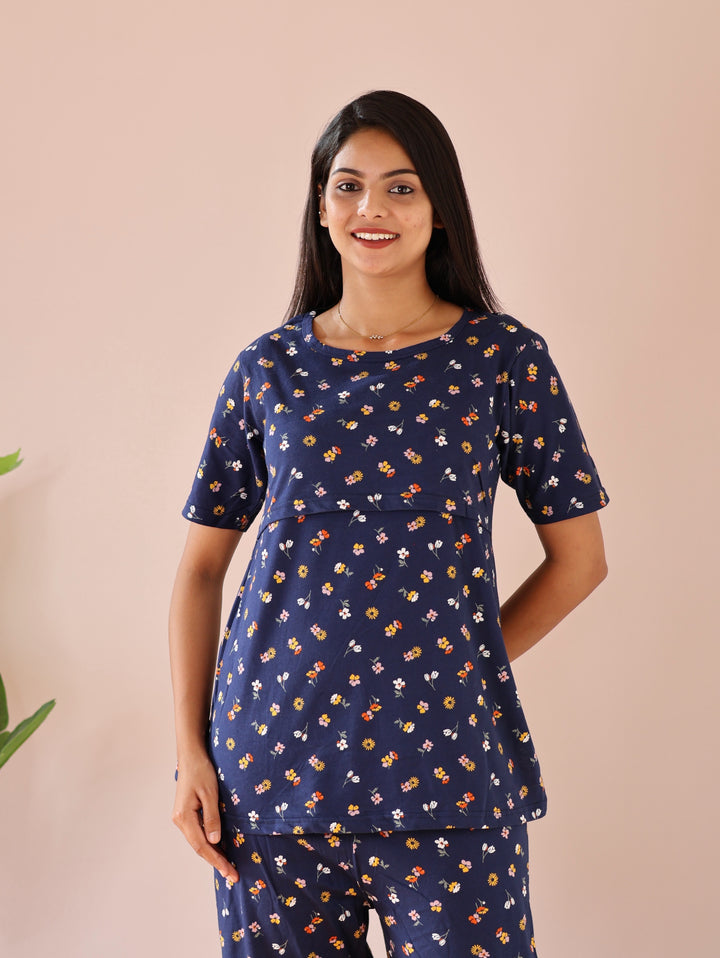 Heer  SoftCotton Maternity Top Pant Set