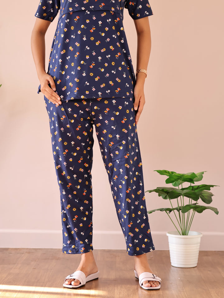 Heer  SoftCotton Maternity Top Pant Set
