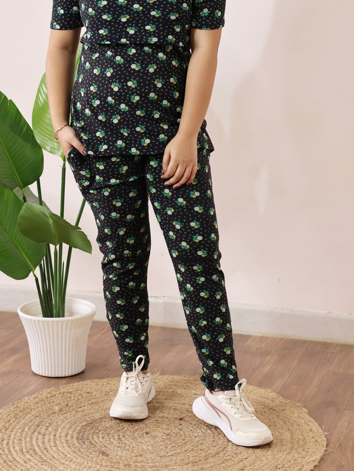 Trey SoftCotton  Maternity Top Pant Set