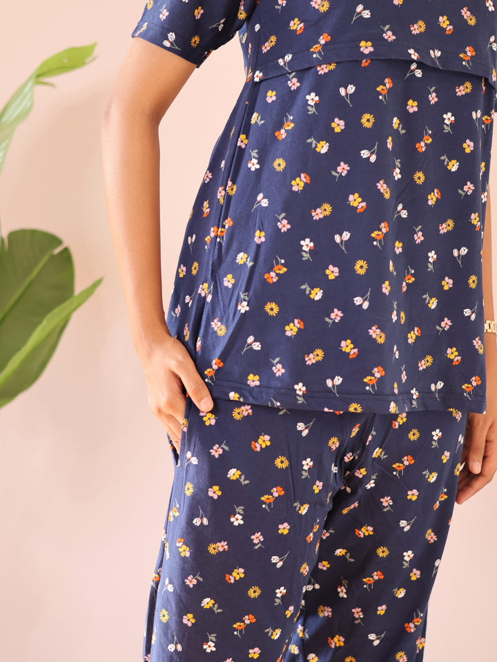 Heer  SoftCotton Maternity Top Pant Set