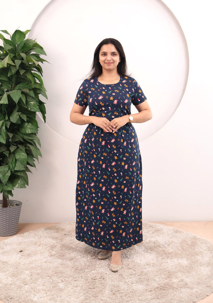 Fauna Soft Cotton Full Length Maternity Loungewear