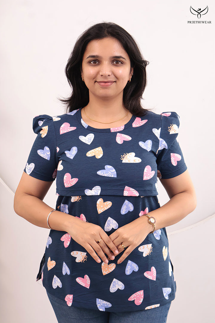 Manvi SoftCotton Feeding T-shirt