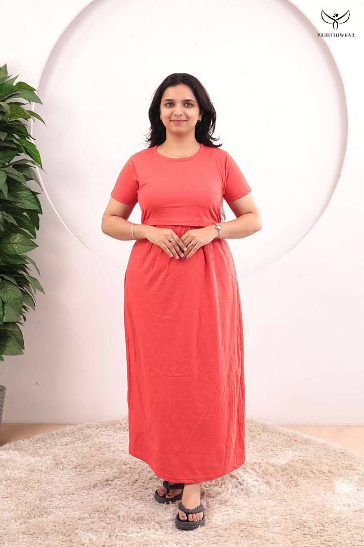 Ilyra SoftCotton Full Length Maternity Loungewear