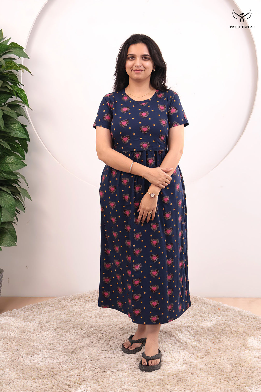 Nyvya SoftCotton Full Length Maternity Loungewear