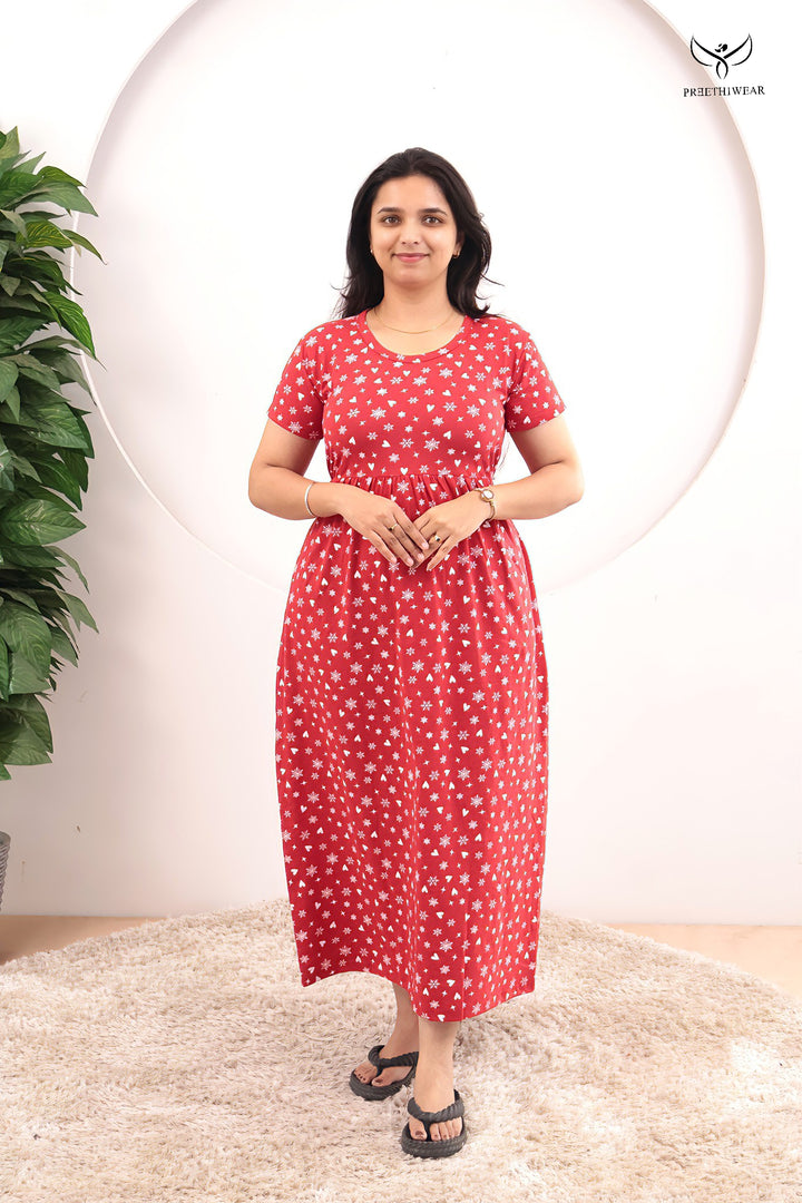 Inara SoftCotton Full Length  Maxi Loungewear