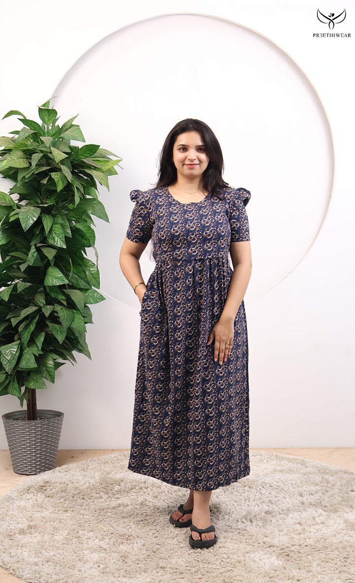Kiran1 SoftCotton Full Length Maternity Loungewear