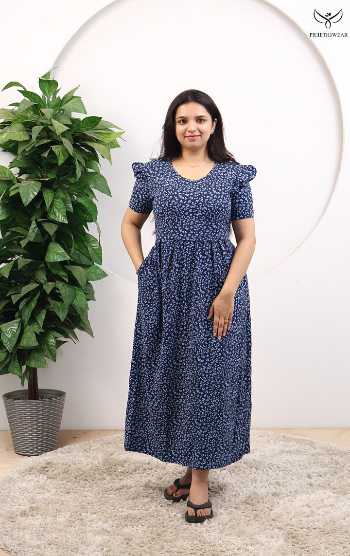 Nasrin SoftCotton Full Length Maternity Loungewear