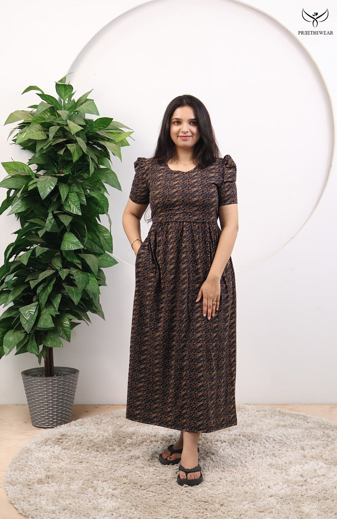 Novina  SoftCotton Full Length Maternity Loungewear