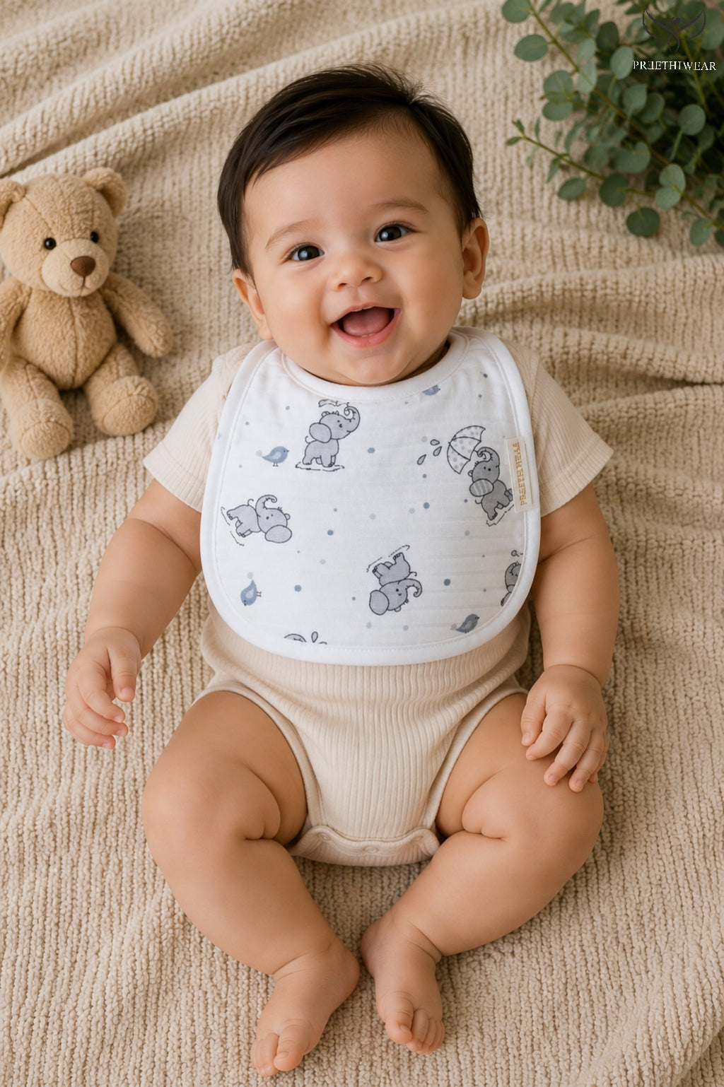 Elephant Infant bibs