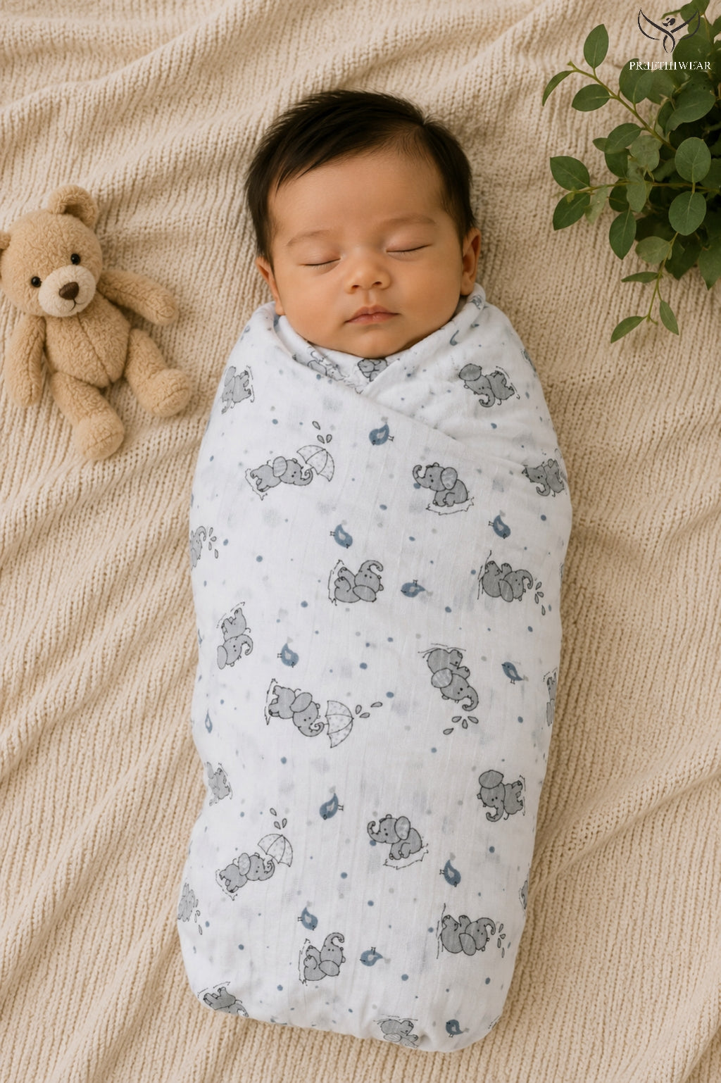 Elephant infant swaddle