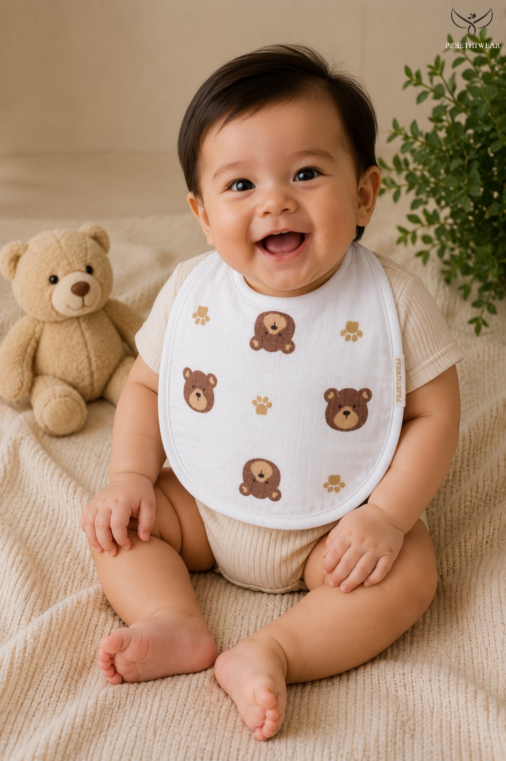 Teddy Infant bibs