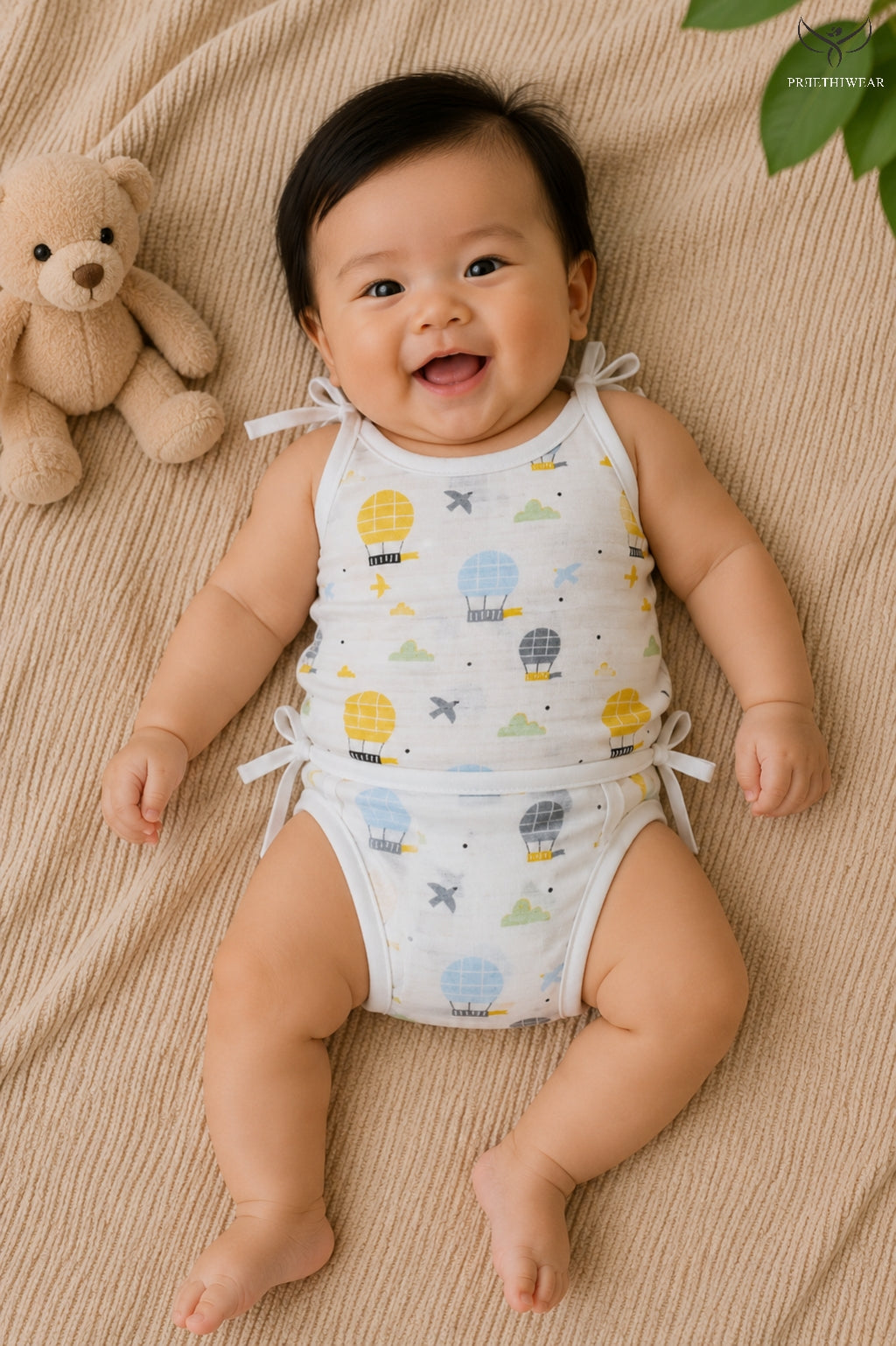 Parachute unisex knot jabla and nappie