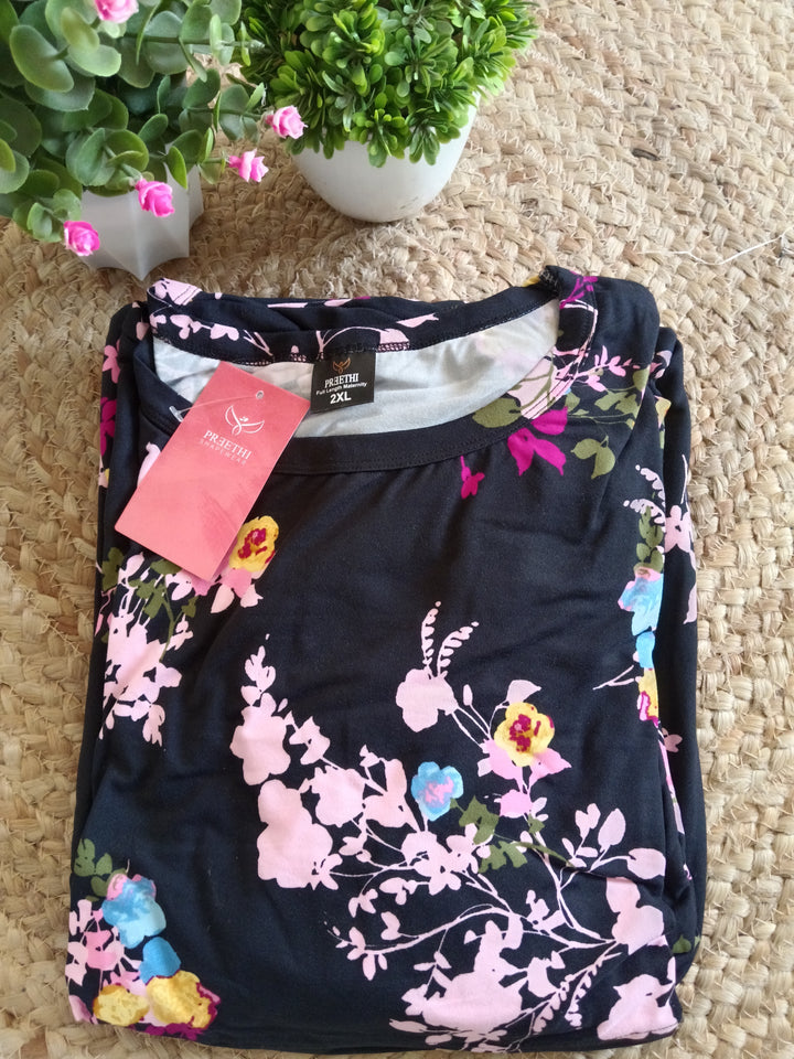 MLW13461 SoftCotton Full Length Maternity Loungewear