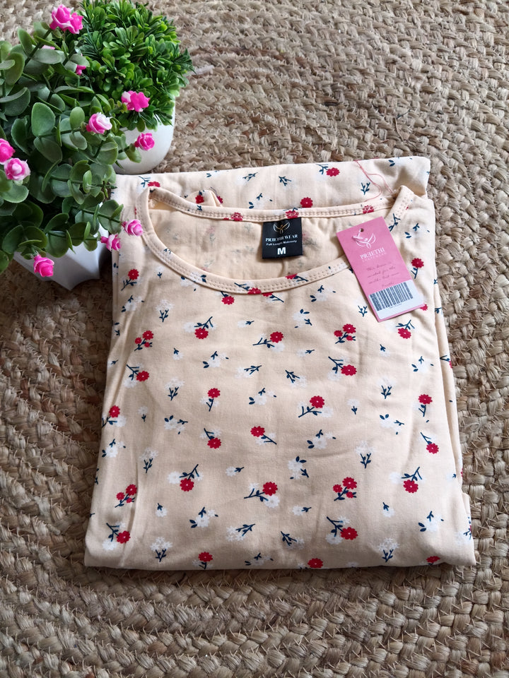 MLW13842 SoftCotton Full Length Maternity Loungewear