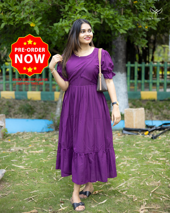 Divija Maternity Dress  (PREORDER-JULY16) 3