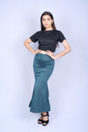 Bottle Green Saree Shapewear - The Maternity Store by Preethiwear