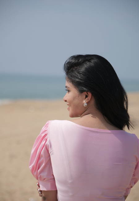 Baby Pink Puff Sleeve Blouse