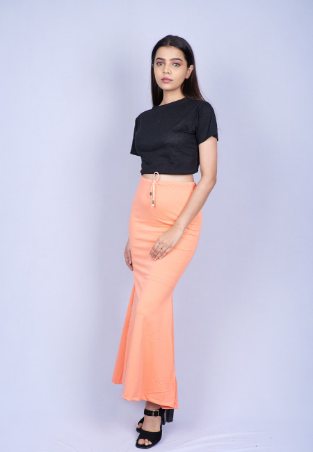 Dark Peach Saree Shapewear