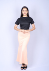 Light Peach Saree Shapewear - The Maternity Store by Preethiwear