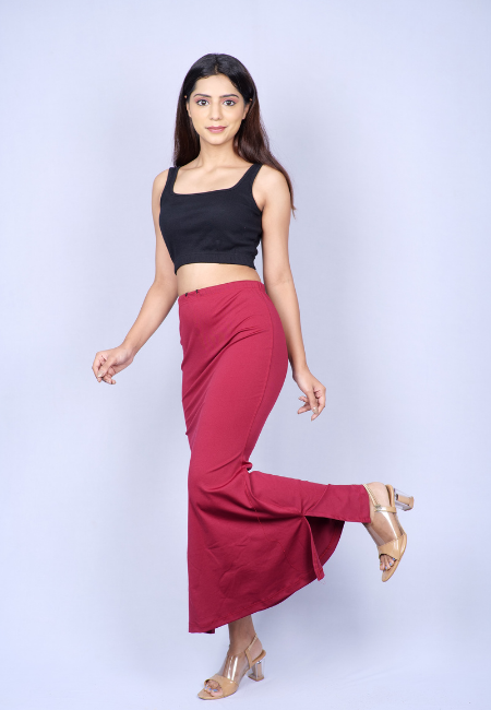 Maroon Saree Shapewear