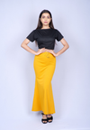 Mustard Saree Shapewear - The Maternity Store by Preethiwear