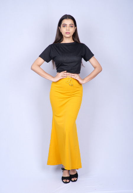 Mustard Saree Shapewear