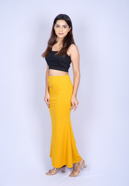 Mustard Saree Shapewear