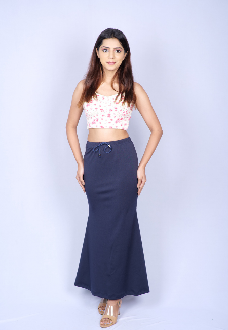 Navy Blue Saree Shapewear