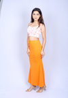 Orange Saree Shapewear - The Maternity Store by Preethiwear