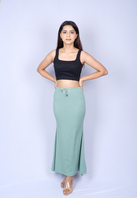 Pine Green Saree Shapewear