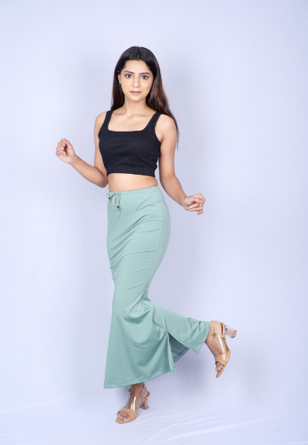 Pine Green Saree Shapewear