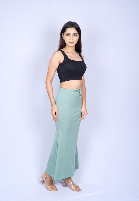 Pine Green Saree Shapewear