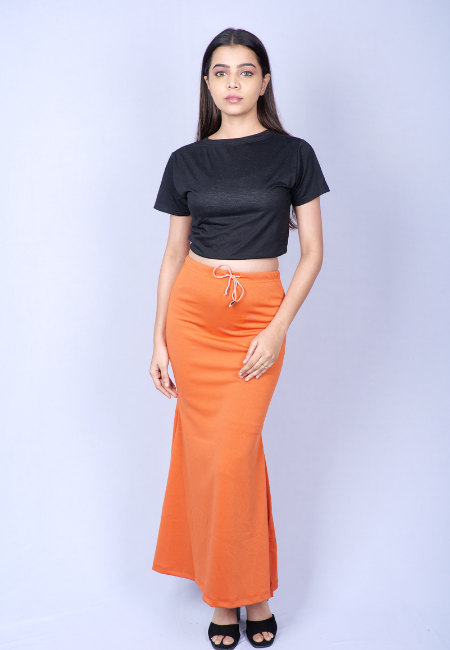 Rust Saree Shapewear
