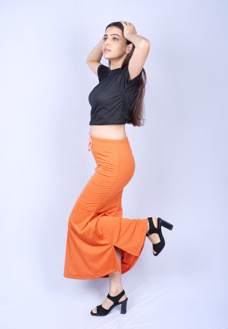 Rust Saree Shapewear