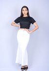 White Saree Shapewear - The Maternity Store by Preethiwear
