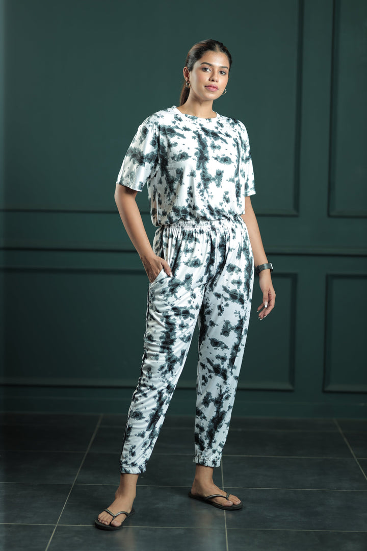 Black TieDye Loungewear